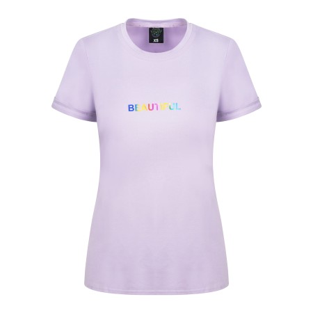koszulka_t-shirt_moto_ladies_beautiful_filoetowa_przod