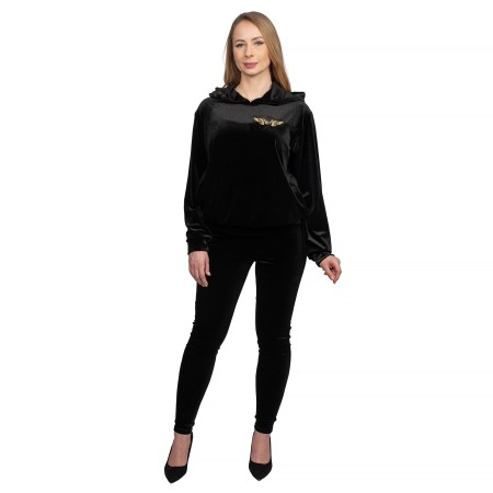 komplet-welurowy-czarny-bluza-oversize-kombinezon-motoladies_modelka