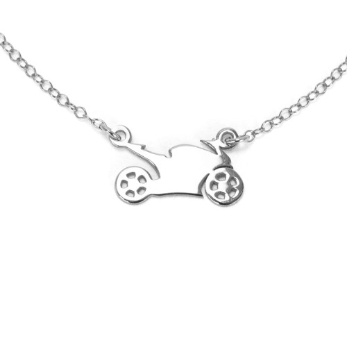 Przejdź do produktu Choker srebrny  z motocyklem MLP