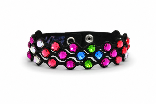 Przejdź do produktu Bransoletka Power z oryginalnymi kryształami Swarovski® | Alcantara® | Regulowana